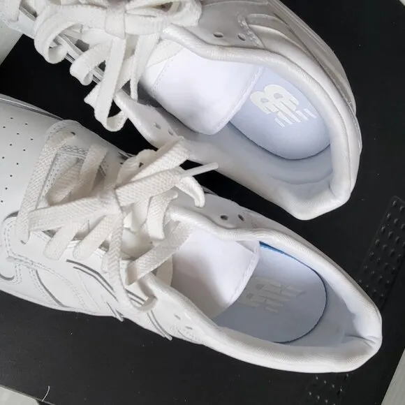 New Balance Classics Unisex BB480 Men white leather Shoes Size 11 BB480L3W EUC