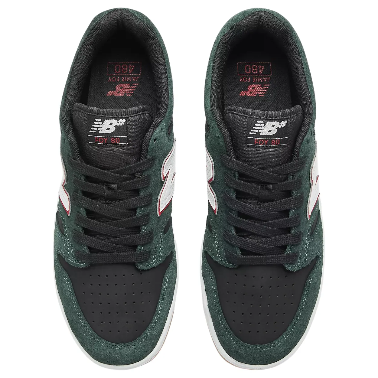New Balance Numeric 480 NM480FOY Jamie Foy Skate Shoes | Forest Green & Black