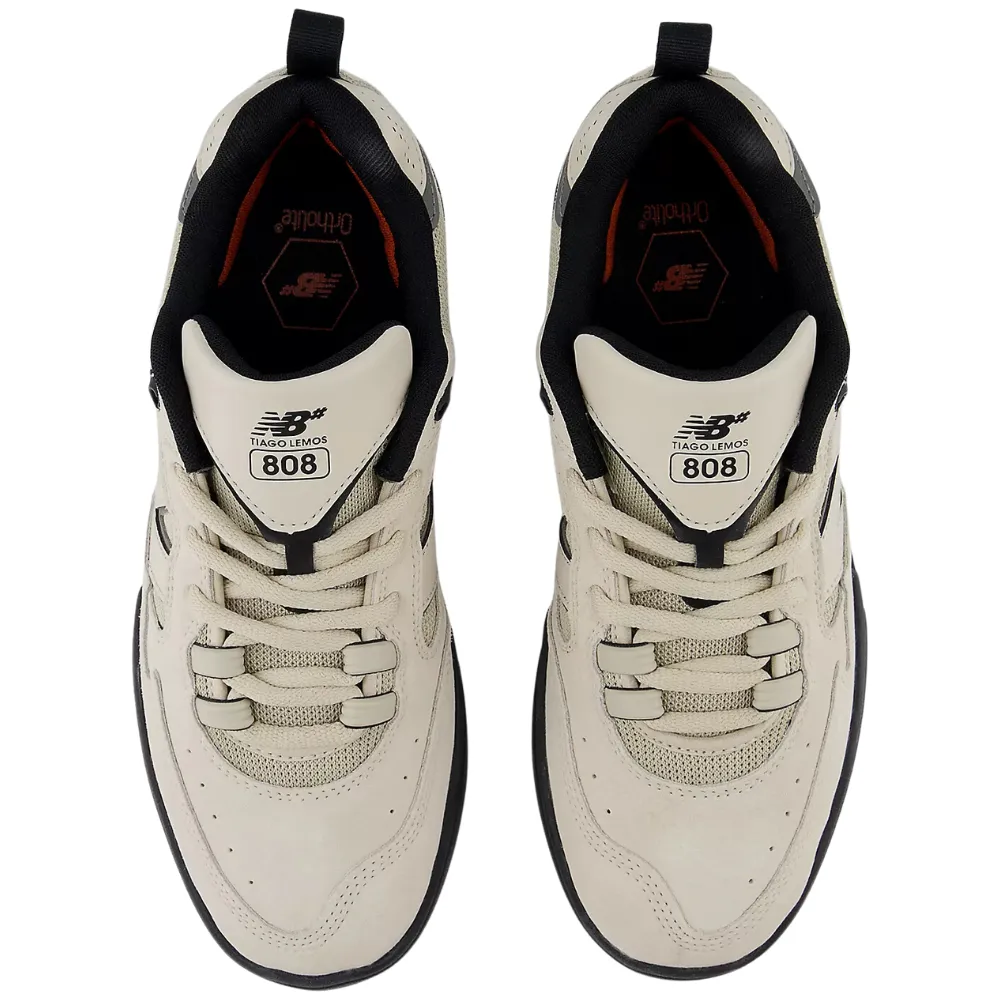 New Balance Numeric 808 NM808BIB Tiago Lemos Skate Shoes | Sea Salt & Black