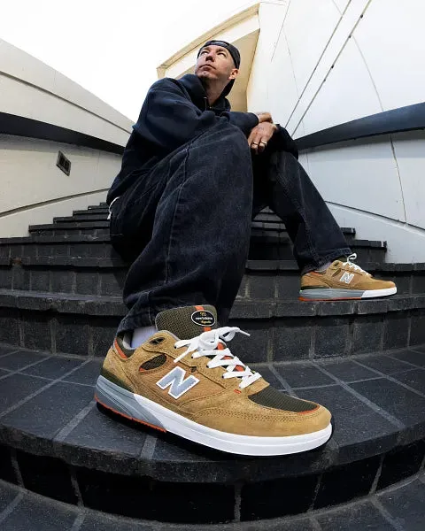 New Balance Numeric Andrew Reynolds 933 Camel with dark brown