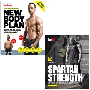 New Body Plan By Jon Lipsey & Spartan Strength By Jack Lovett 2 Books Collection Set