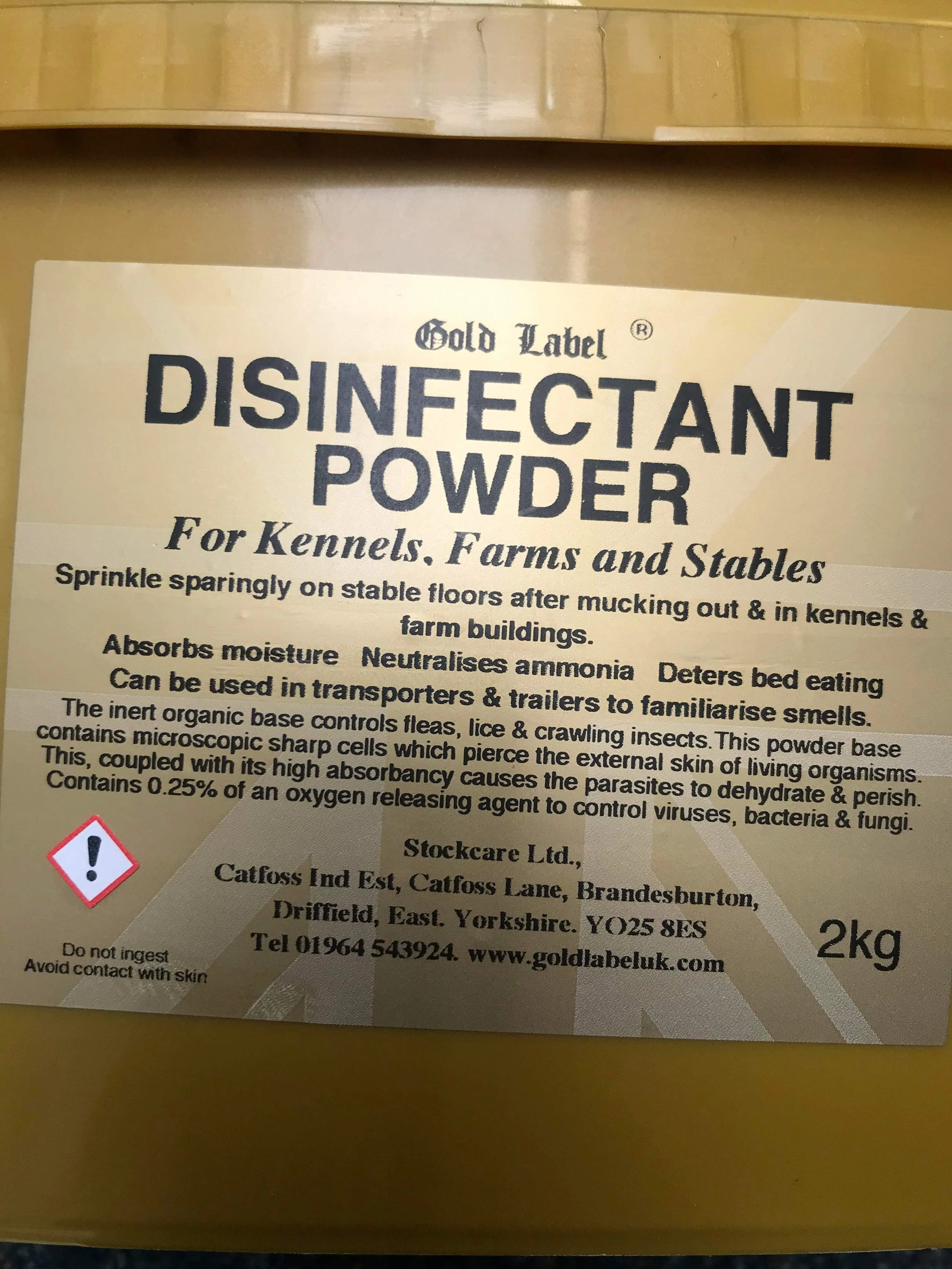 New gold label disinfectant powder 2kg FREE POSTAGE🟢