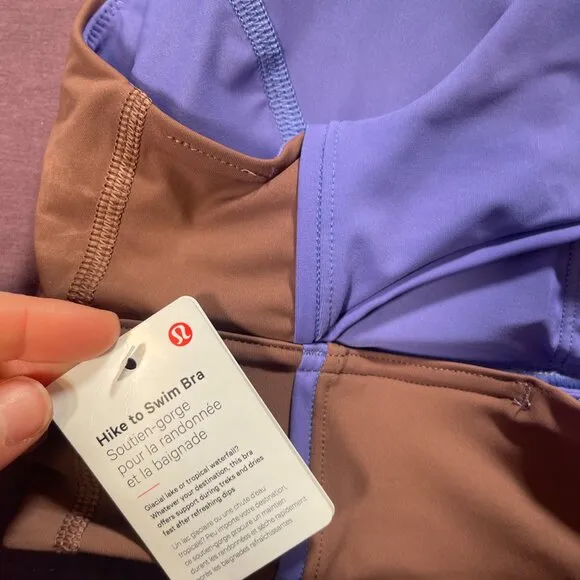 NWT - Lululemon Hike to swim bra  - size 6