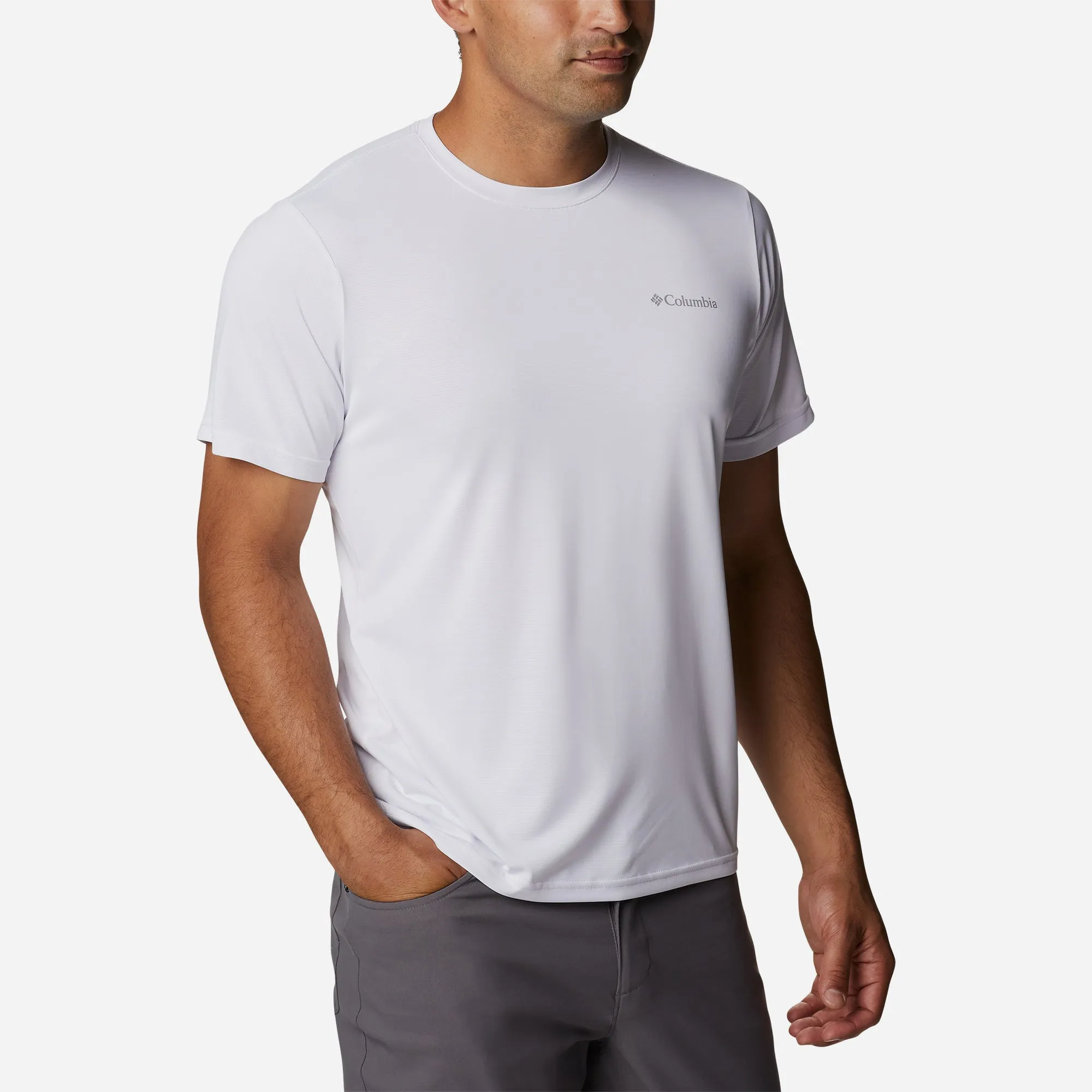 Áo Thun Ngắn Tay Nhanh Khô Nam Columbia Hike™ Crew - Trắng