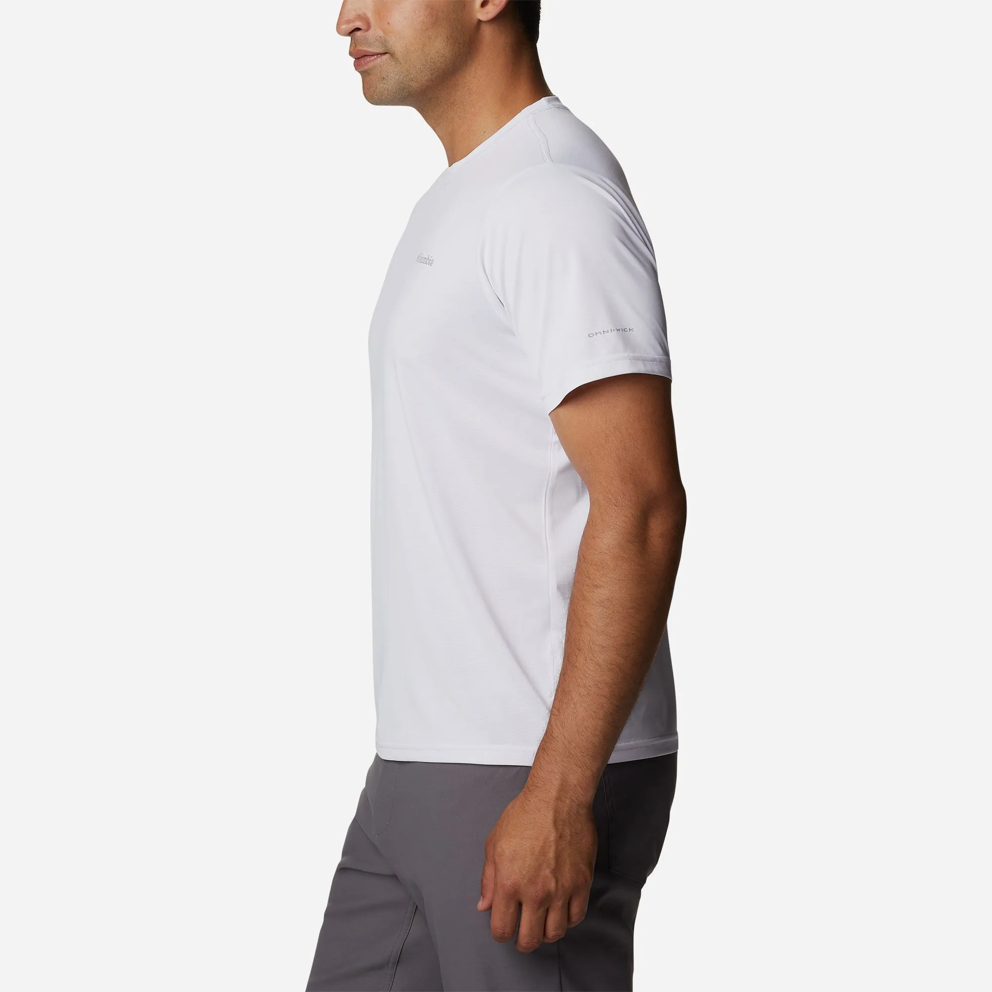 Áo Thun Ngắn Tay Nhanh Khô Nam Columbia Hike™ Crew - Trắng