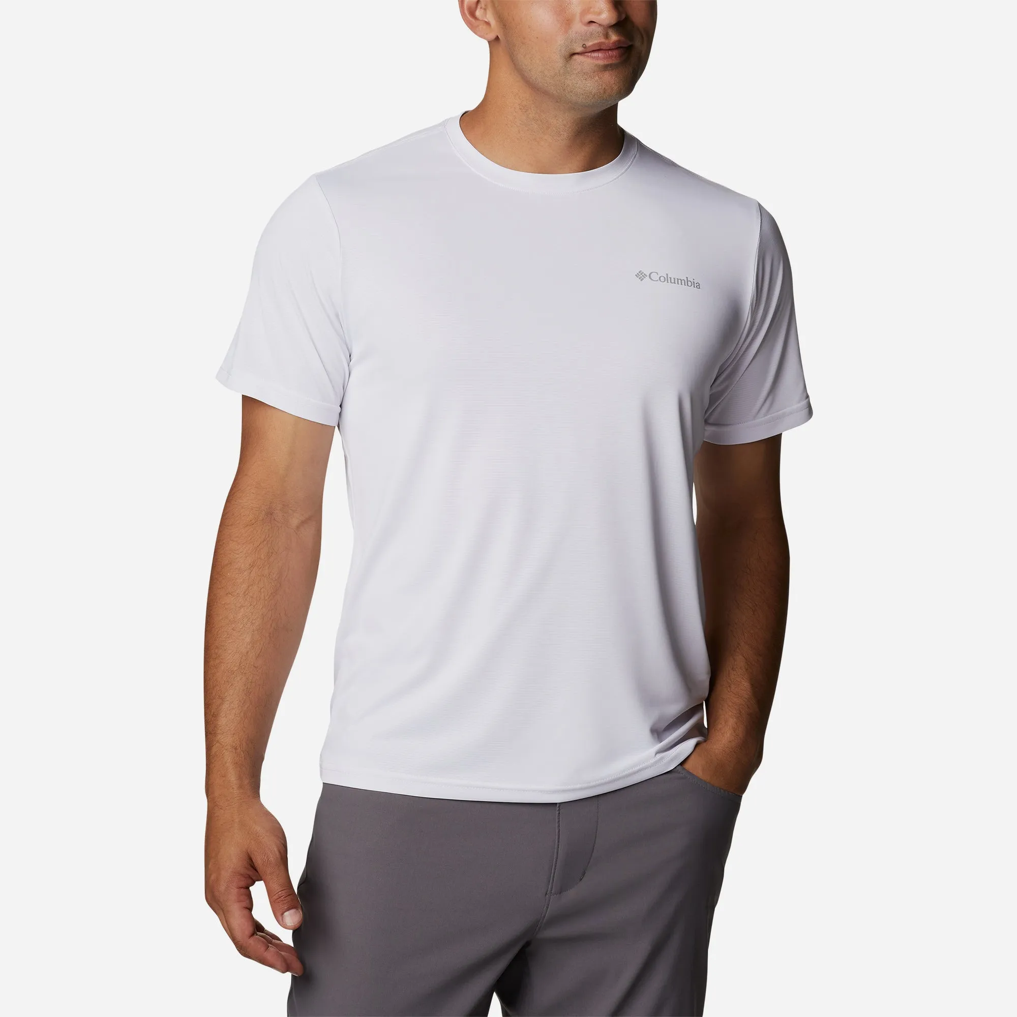 Áo Thun Ngắn Tay Nhanh Khô Nam Columbia Hike™ Crew - Trắng