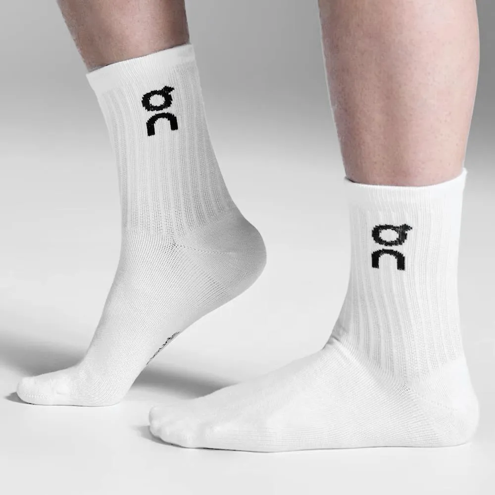 On Logo High 3 Pack Socks - White