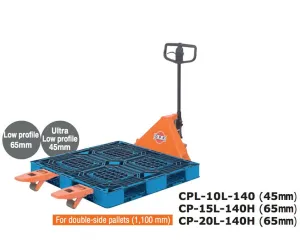 OPK Catch Manual Pallet Truck - Low / Ultra Low Profile Type