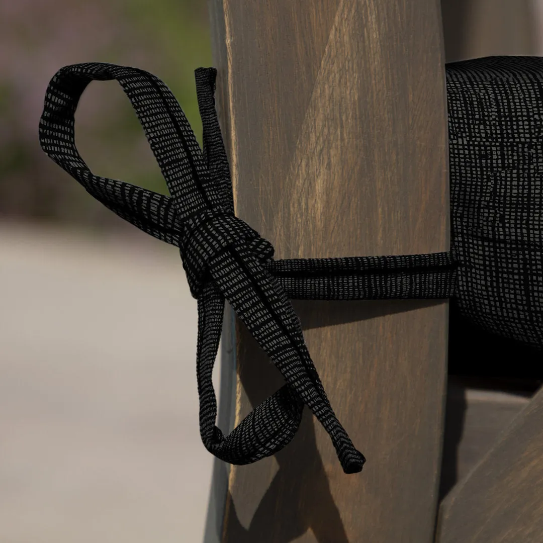 Outdoor Seat Cushion ARDEN Cushion Color: Black Cushion Size: 2.5" H x 19" W x 18" D