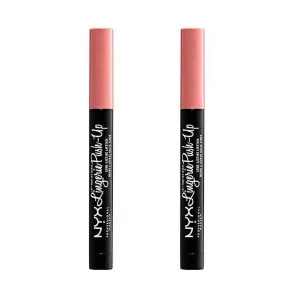 Pack of 2 NYX Lip Lingerie Push-Up Long Lasting Lipstick, Silk Indulgent LIPLIPLS22