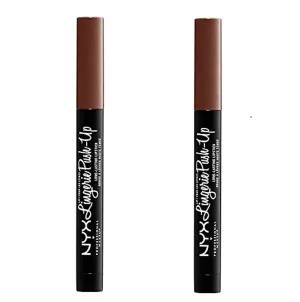Pack of 2 NYX Lip Lingerie Push-Up Long Lasting Lipstick, Teddy LIPLIPLS10