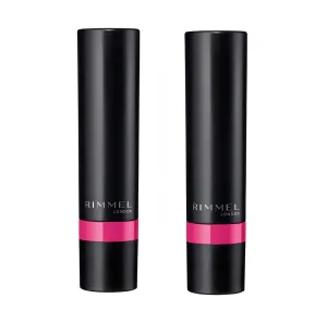 Pack of 2 Rimmel London Lasting Finish Extreme Lipstick, Fiyah 140