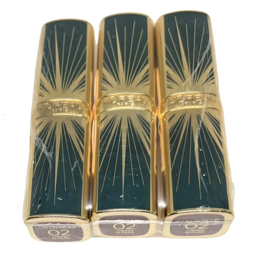 Pack of 3 L'Oreal Paris Color Riche Rue Royale Lipstick, Cheers in Paris 02