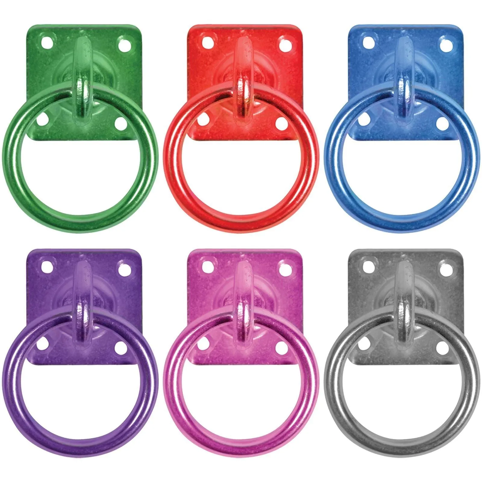 Perry Equestrian 50mm x 50mm Swivel Tie Ring on Plate