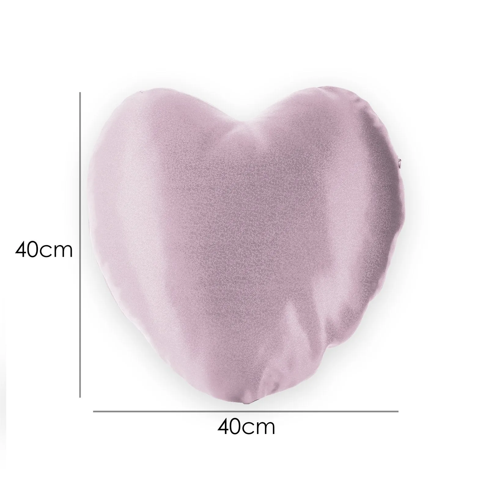 Personalised Glitter Heart Cushion with Cute Text and Light Brown Hair Black Dress Tiara Ballerina