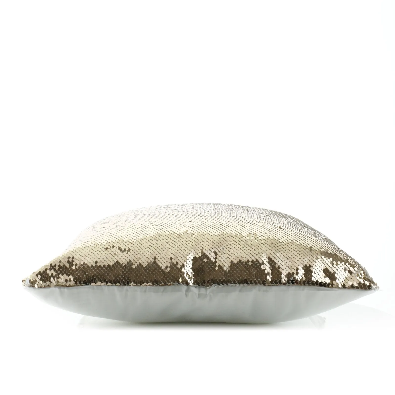 Personalised Sequin Cushion with Cute Text and Light Brown Hair Black Dress Tiara Ballerina