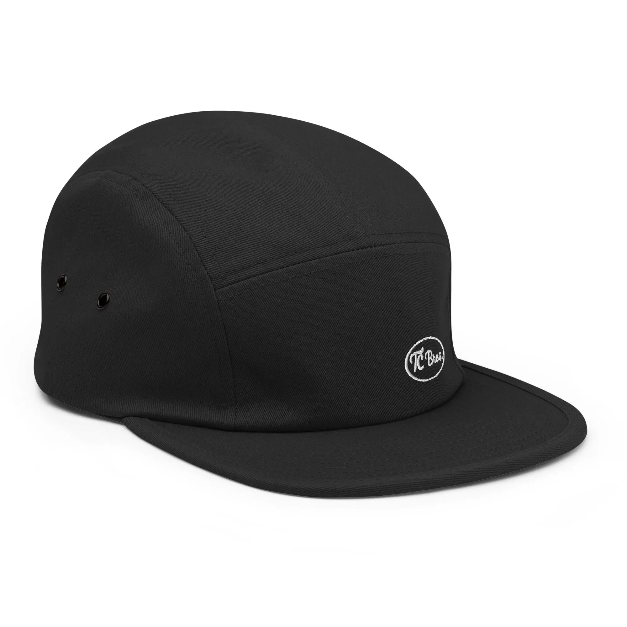 Pete Five Panel Cap - Black