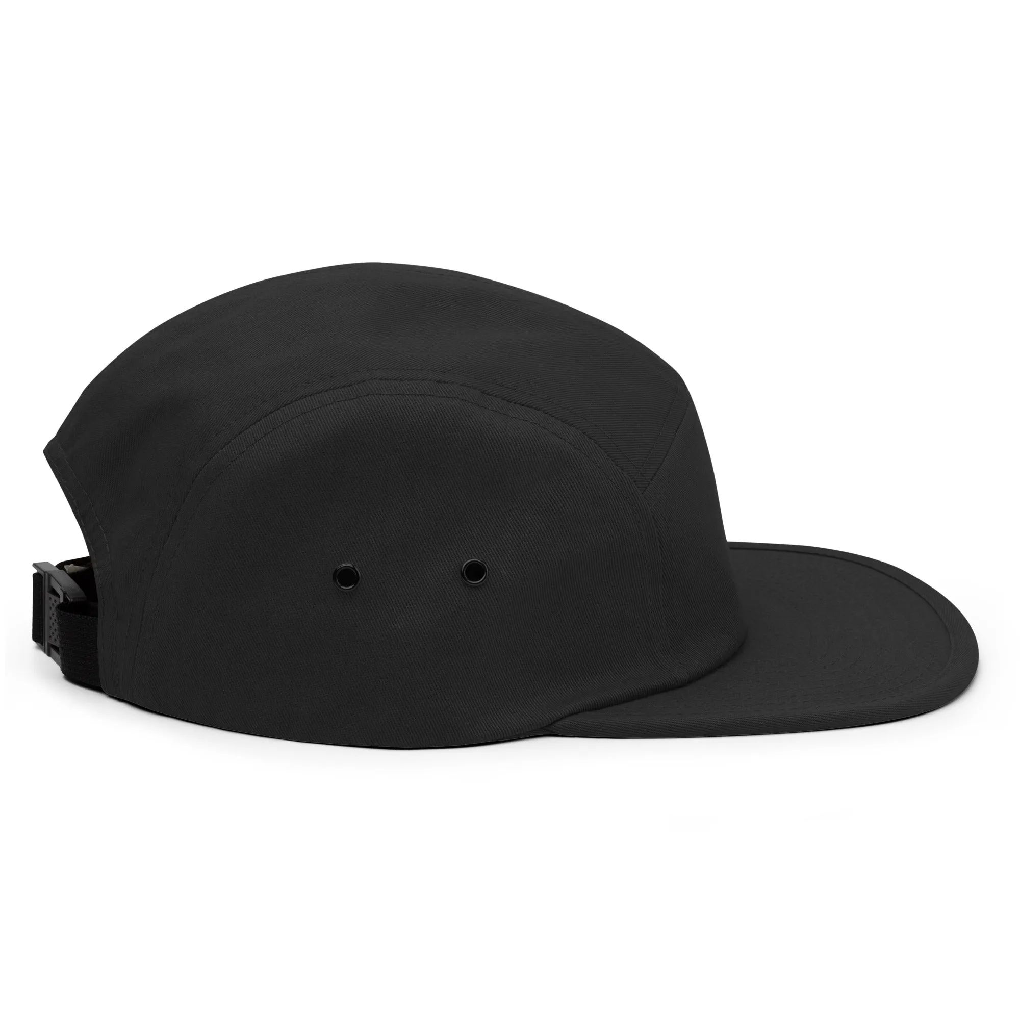 Pete Five Panel Cap - Black
