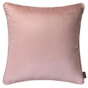 Pink personalised velvet cushion