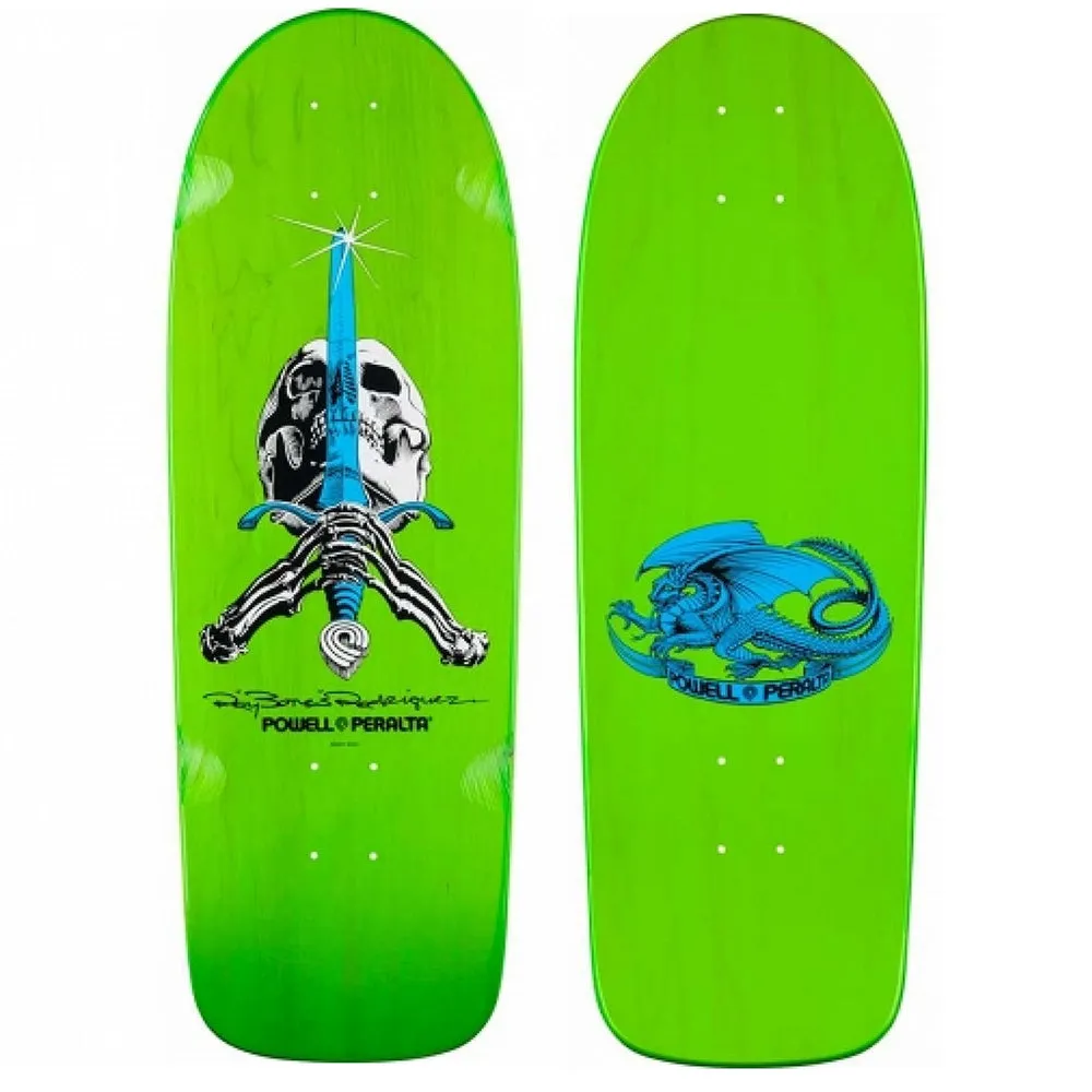 Powell Peralta Ray Bones Skull and Sword - Green