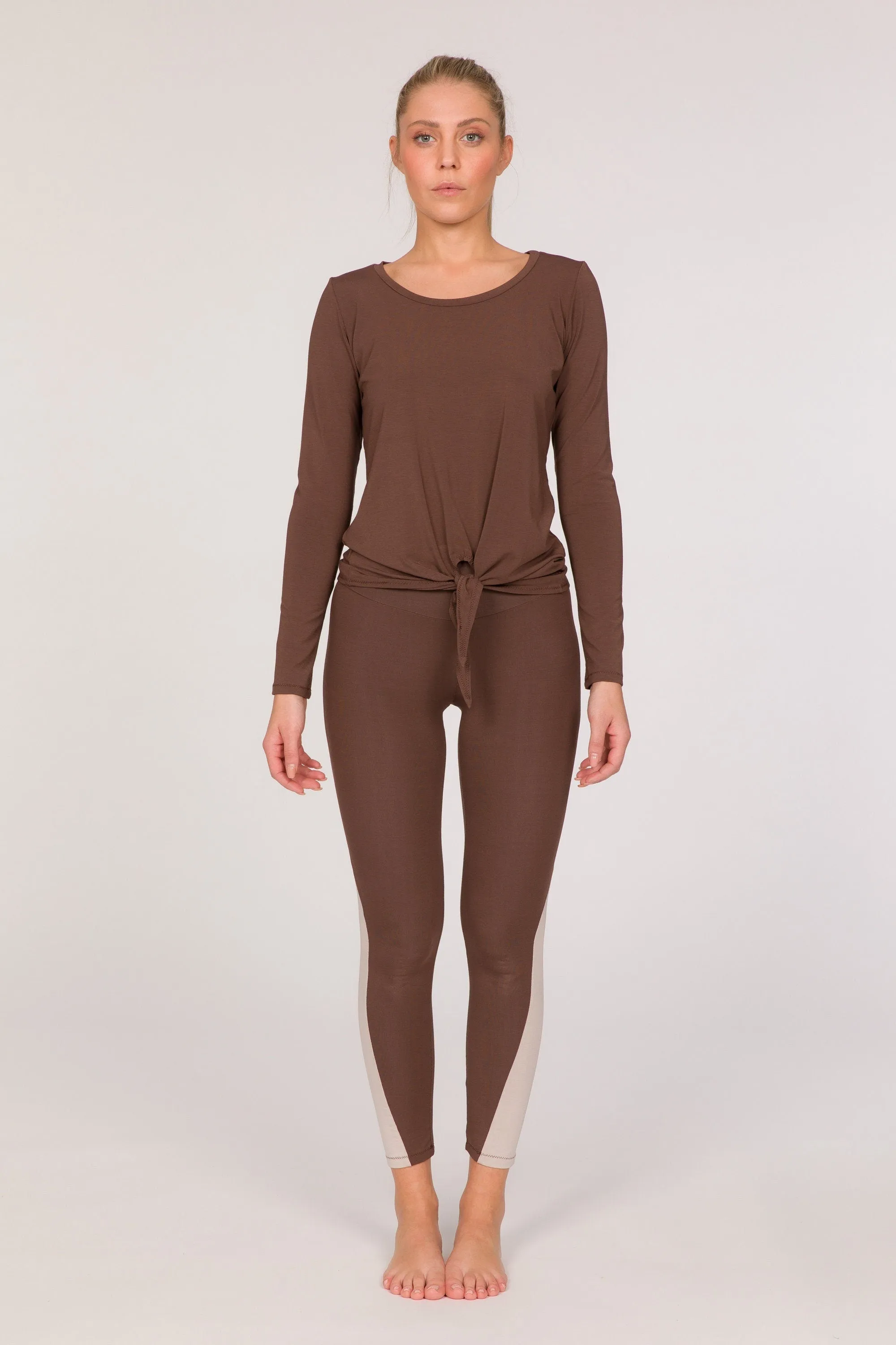 Practice Long Sleeve Top - Front Knot