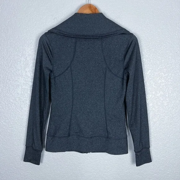 PrAna Cori Dark Grey Fitness Jacket S - EUC, Active, Outdoor, Gorp, Stretchy