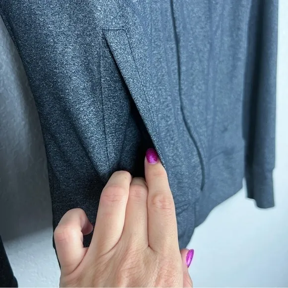 PrAna Cori Dark Grey Fitness Jacket S - EUC, Active, Outdoor, Gorp, Stretchy