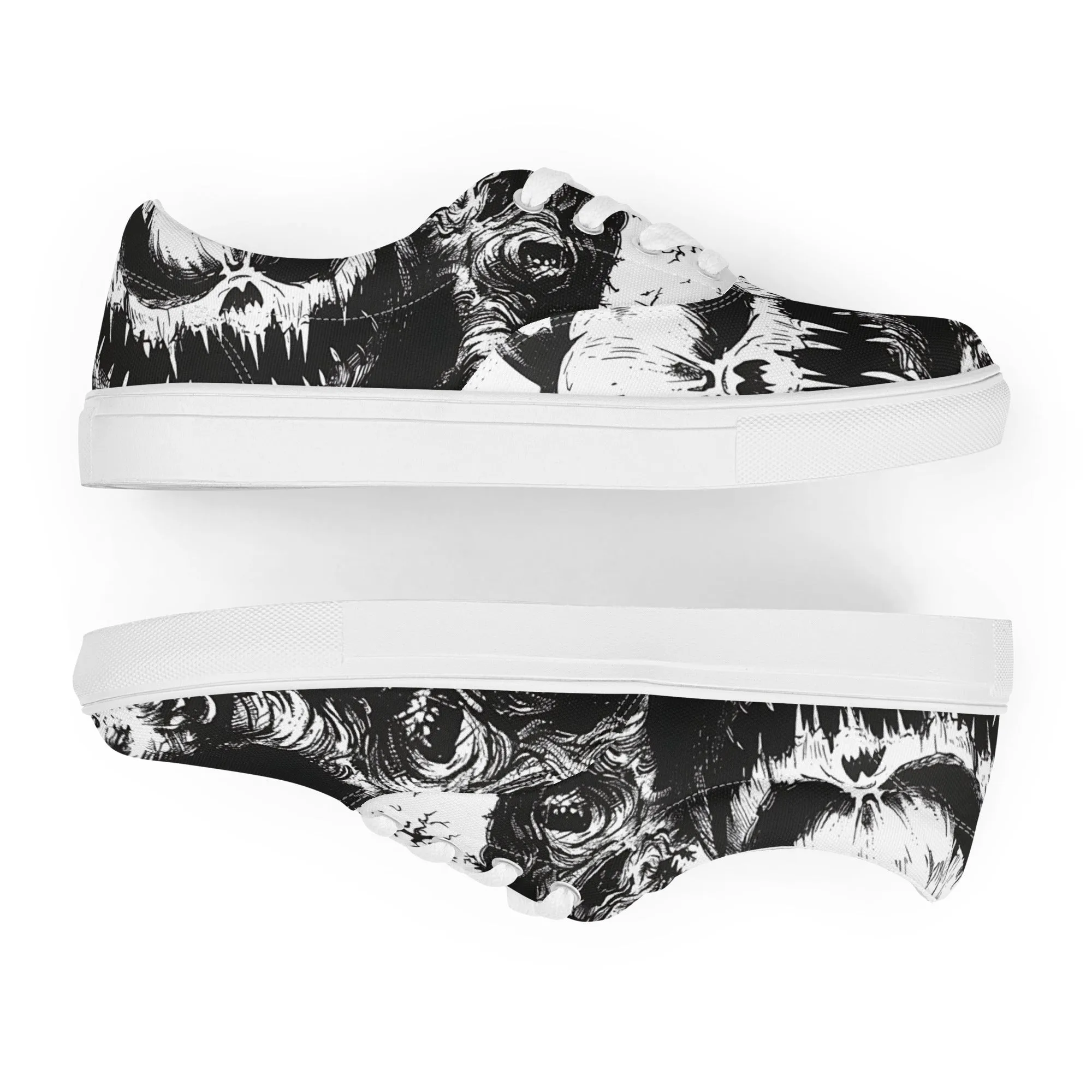 Pumpkin Women’s lace-up canvas shoes