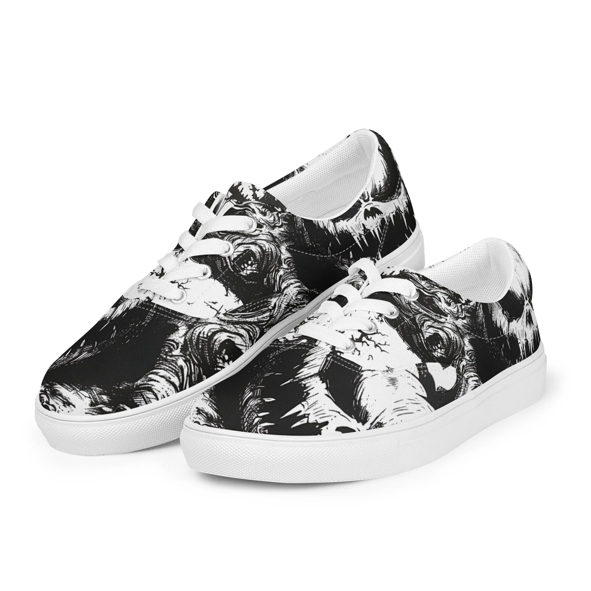 Pumpkin Women’s lace-up canvas shoes