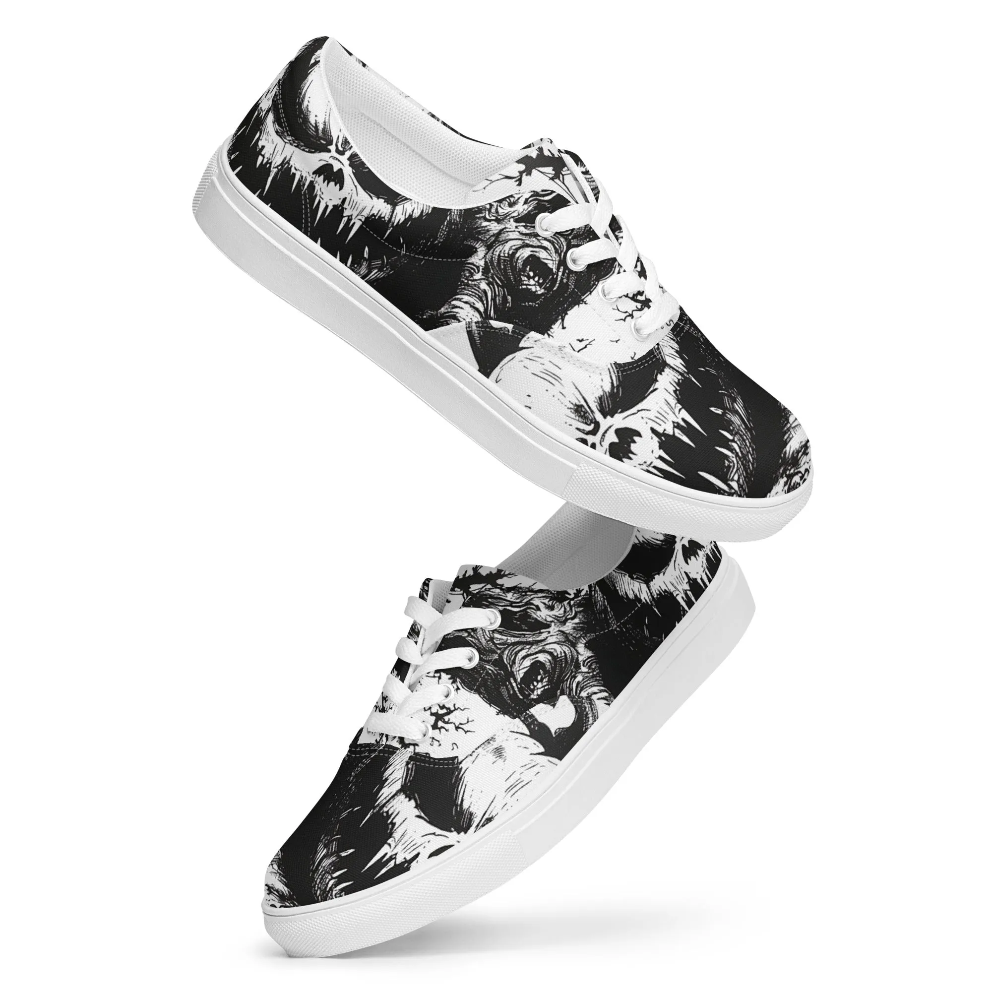 Pumpkin Women’s lace-up canvas shoes