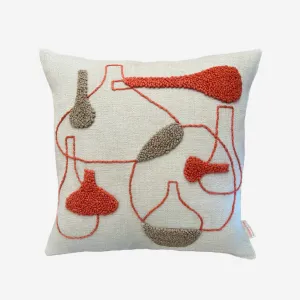 Punch Needle Scatter Cushion - Vessel Pattern 3 Sundown