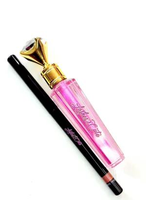 "Savage" Shimmery & Sparkling Lipgloss & Lipliner Set