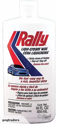 RALLY LIQUID Cream Wax Polish 414mls C05140  CYCLO