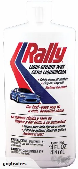 RALLY LIQUID Cream Wax Polish 414mls C05140  CYCLO