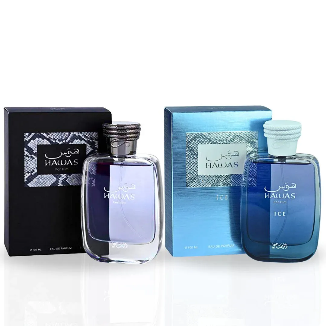 Rasasi Hawas   Hawas Ice Perfumes Bundle Offer