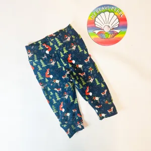 Ready To Ship 0-3M Navy Woodland Christmas Joggers