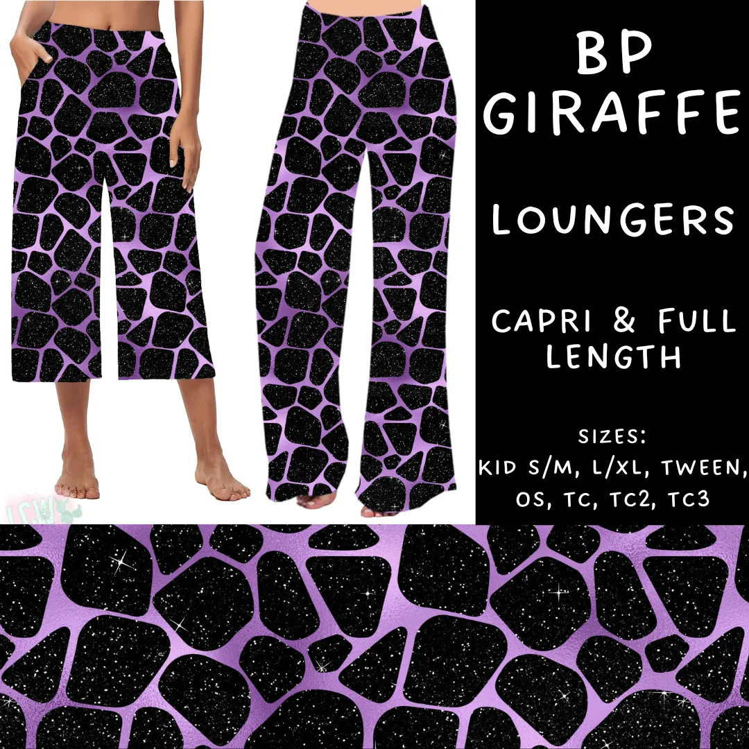Ready To Ship - BP Giraffe - Capri Loungers OS