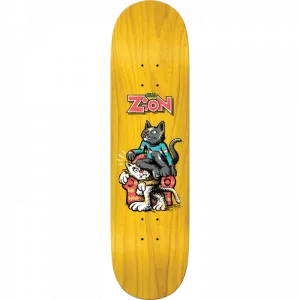 REAL ZION WRIGHT COMIX DECK-8.06 YELLOW FULL SE