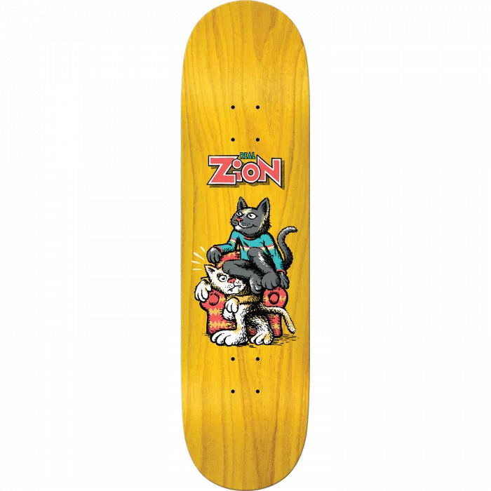 REAL ZION WRIGHT COMIX DECK-8.06 YELLOW FULL SE