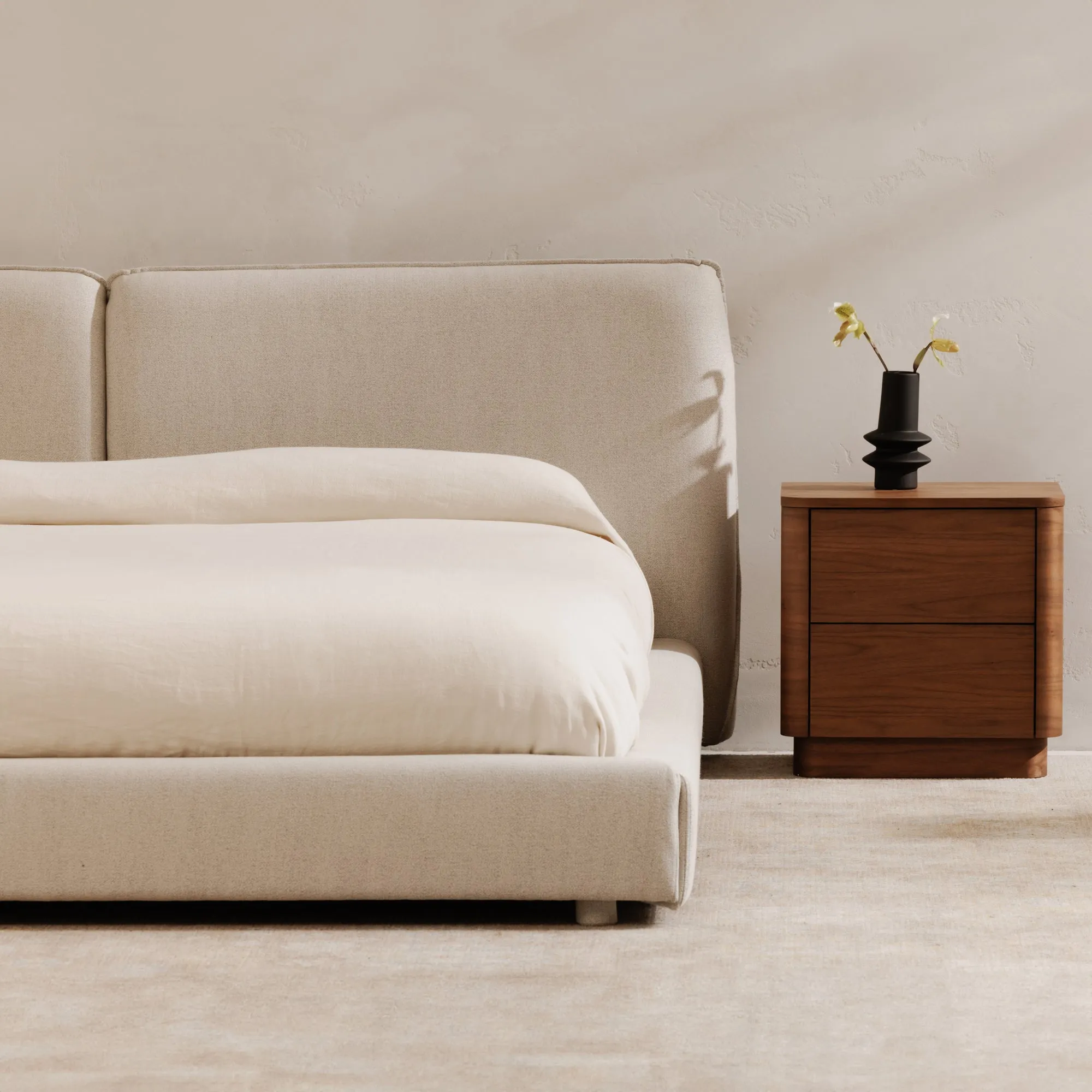 Retro Glide Low-Profile Luxury Bed