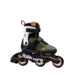 Rollerblade Microblade Free 3WD - Military Green/Orange