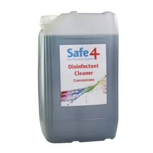 Safe4 Concentrated Disinfectant - Mint, 25L