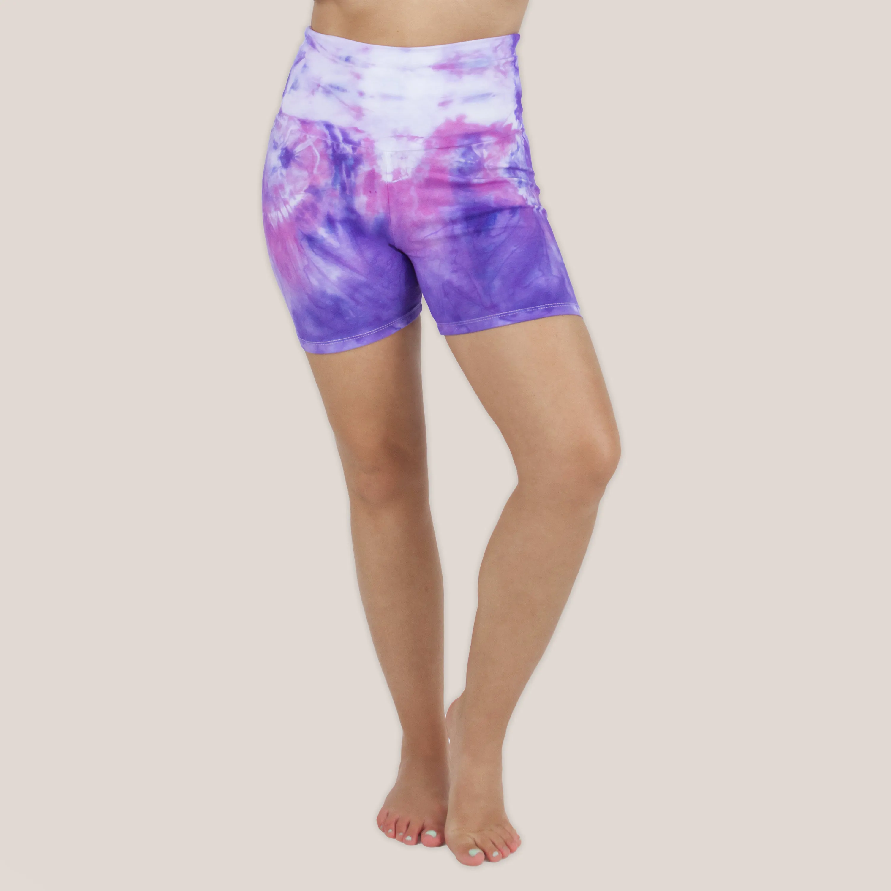 Saint-Tropez Tie Dye Yoga Shorts