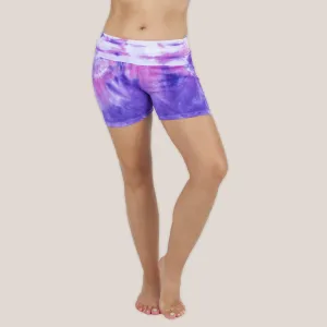 Saint-Tropez Tie Dye Yoga Shorts