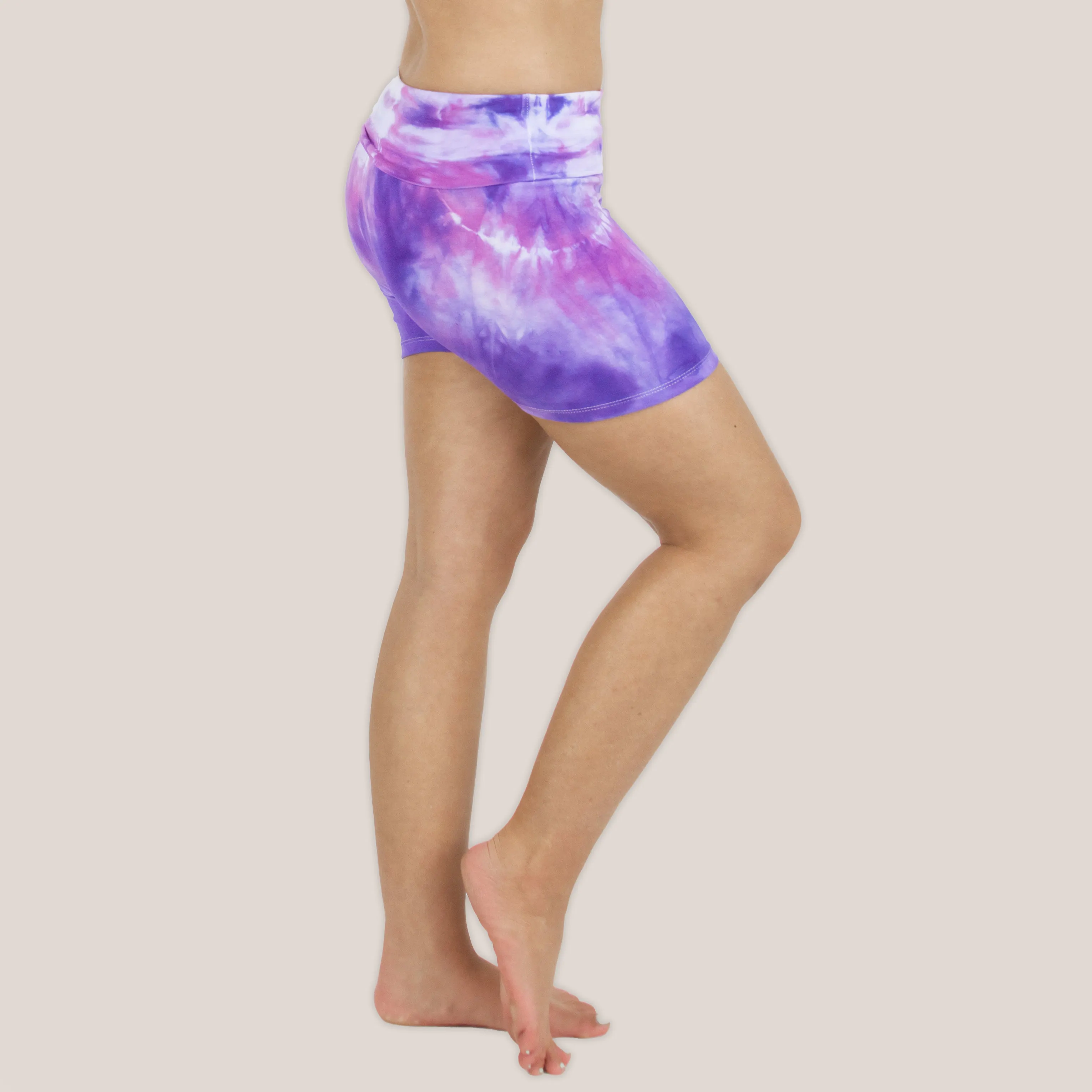 Saint-Tropez Tie Dye Yoga Shorts