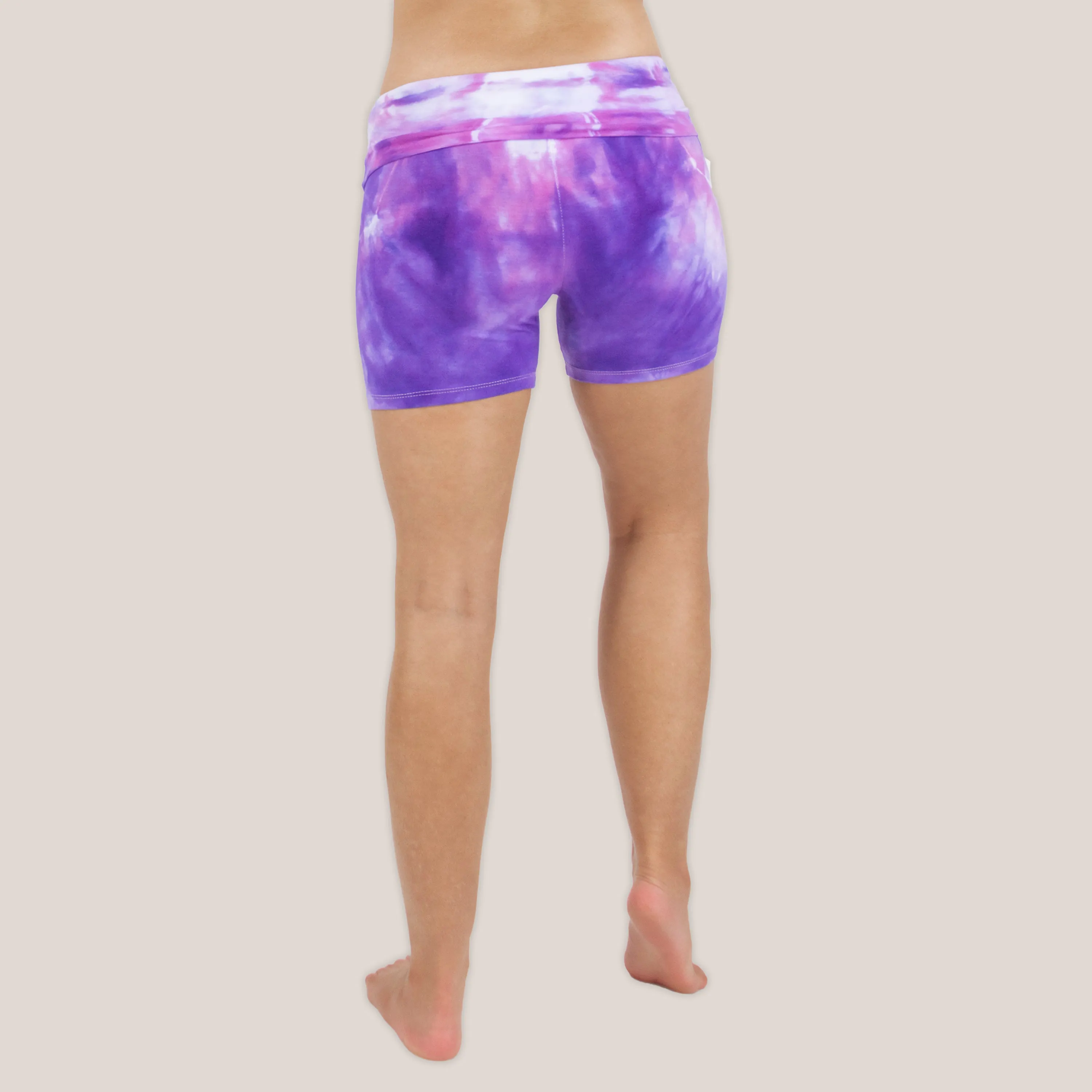 Saint-Tropez Tie Dye Yoga Shorts