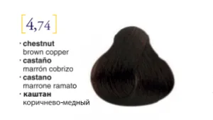 Salerm© Salermvison Professsional 4,74 Chestnut Brown Copper 2.3oz