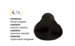 Salerm© Salermvison Professsional 5,74 Light Chestnut Brown Copper 2.3oz