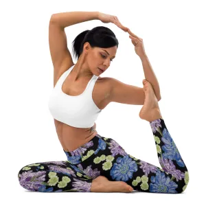 Scabious - Hibiscus Surfwear - Ethical Yoga Leggings