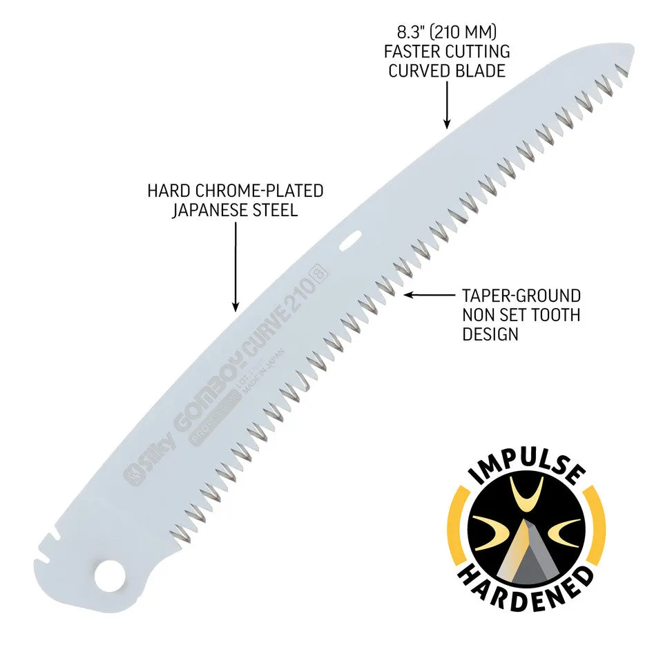 Silky Gomboy Curve Folding Saw 210mm Large Teeth